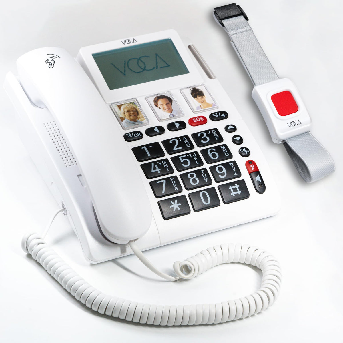 Extra purchases Loud Talking Caller ID Speakerphone for Hearing Impaired & Elderly + Cable