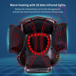 VOCA - Knee Massager | Infrared Heating Knee Brace | Mother's Day/Father's Day/Birthday Gift | Joint Pain Relief | Airbag Massage | Removes Joint Moisture | Red Light Heating | Muscle Relaxation HY-991