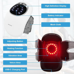 VOCA - Comfortable Knee Massager with Physical Heating and Vibration Functions