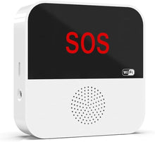 Load image into Gallery viewer, VOCA Smart WiFi Wireless SOS Pager, Call button, Panic button, Emergency, Calling Alarm for Elderly Seniors Patient Disabled Handicapped, 1 Receiver &amp; 2 Call buttons
