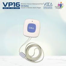 將圖片載入圖庫檢視器 VOCA Smart Bed Alarm System for Elderly VP16 | Wireless Waterproof Sensor Pad &amp; Pager, Safety Bed Alarms and Fall Prevention for Elderly and Dementia Patients
