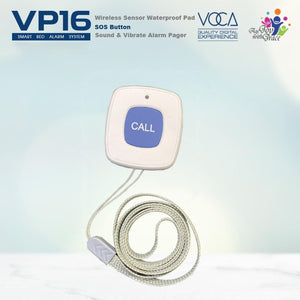 VOCA Smart Bed Alarm System for Elderly VP16 | Wireless Waterproof Sensor Pad & Pager, Safety Bed Alarms and Fall Prevention for Elderly and Dementia Patients