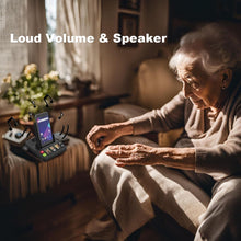 Load image into Gallery viewer, VOCA Senior hands-free system with 3 speed-dial photo buttons, emergency call, Wireless charging, Call indicator, Easy setup &amp; operate
