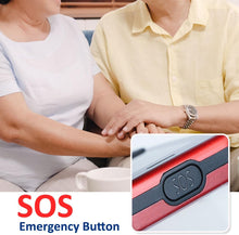 將圖片載入圖庫檢視器 VOCA Big Button 4G Phone for Seniors Elderly | Unlocked 4G LTE | Amplified Volume | SOS Button | Speed Dial | Big Display Number | Big Button | Long Lasting | V141 (Red)
