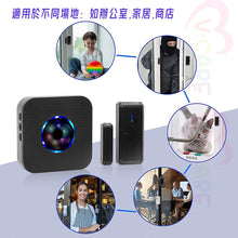 將圖片載入圖庫檢視器 VOCA - Wireless Door Magnetic Sensor｜ IP55 Door Magnetic Alarm｜ Home Security Anti-Theft Device｜ Reception Range up to 300 meters｜ Plug-in Receiver + 3 Door Magnets｜ Plug and Play
