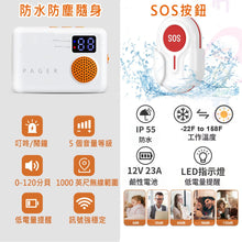 Load image into Gallery viewer, VOCA - Elderly SOS Calling System | 240-meter Emergency Call Button | 1 Wireless Button + 1 Doorbell | Plug and Play [Three-prong Plug] Doorbell
